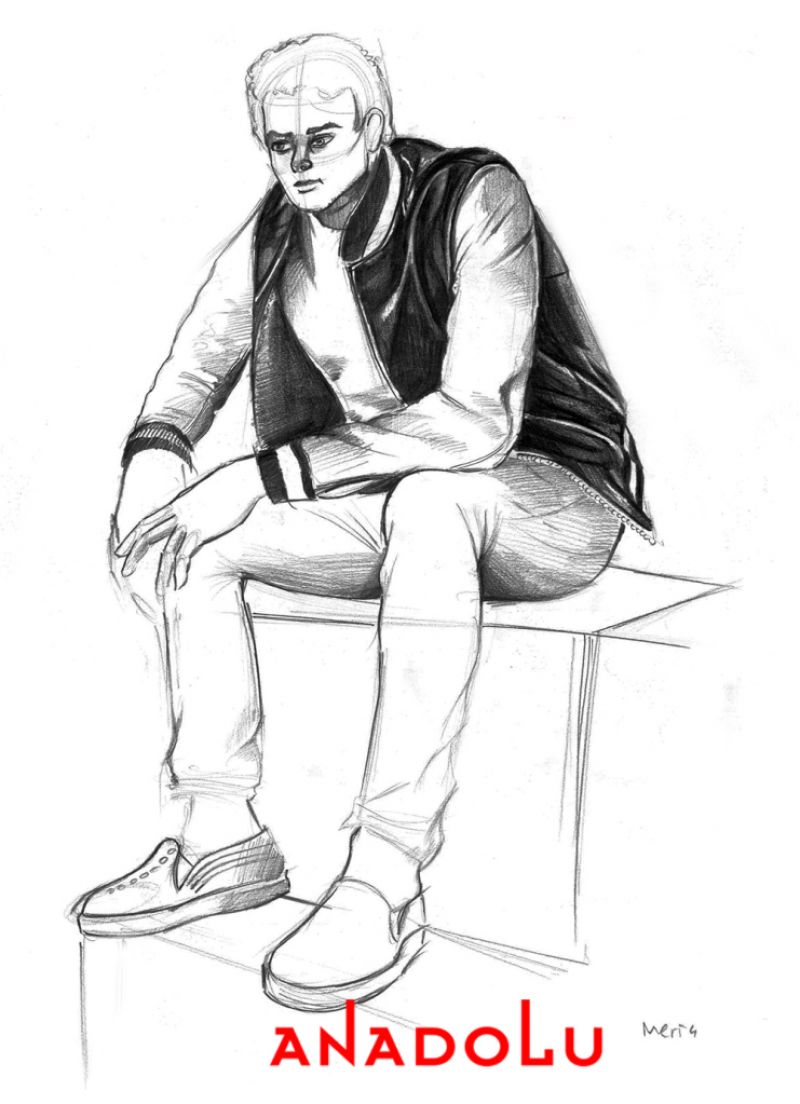 Karakalem İnsan Model Çalışması Çukurovada