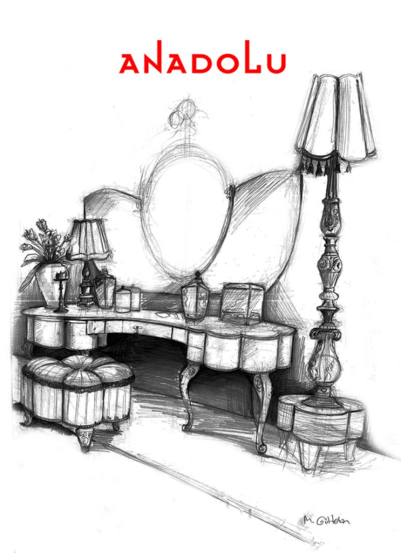 Karakalem Bir Konsol Çalışması İmgesel Çizimler Çukurovada