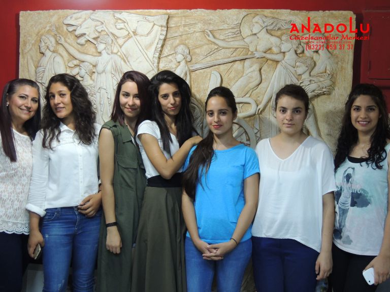 Anadolu Güzel Sanatlar Öğrencileri Çukurovada