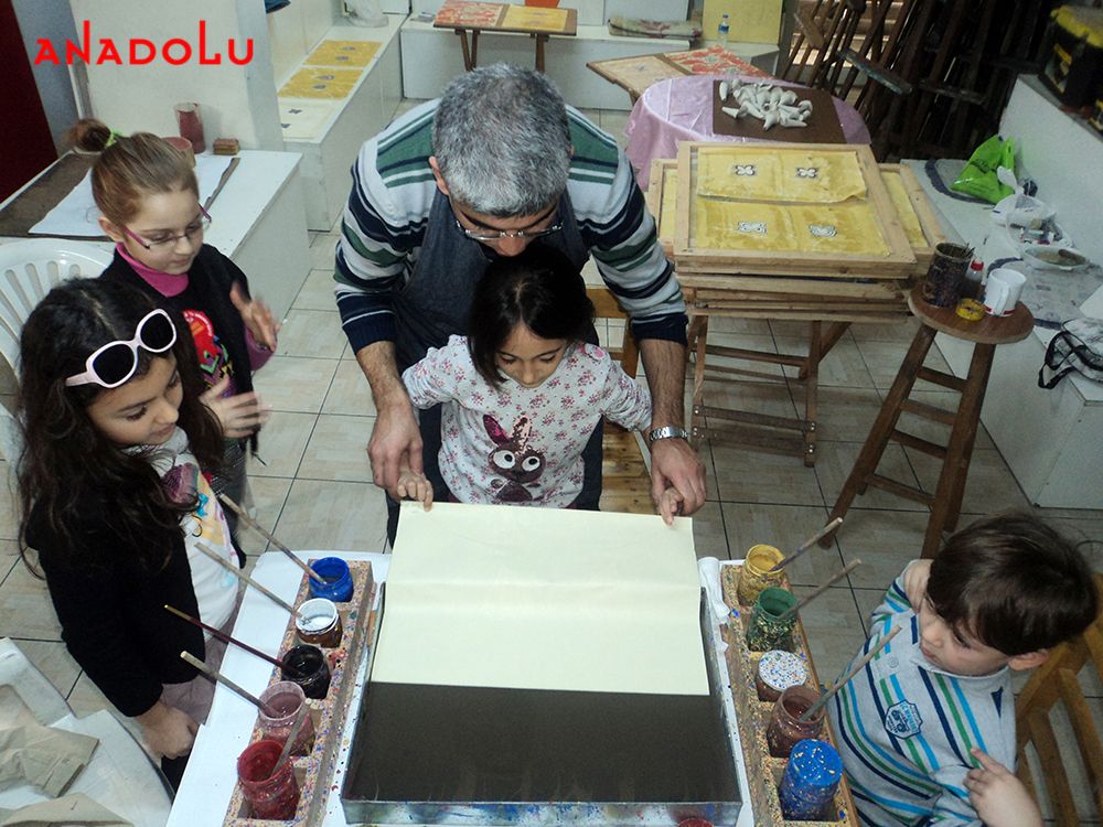 Çocuk İçin Ebru Kursu Çukurovada