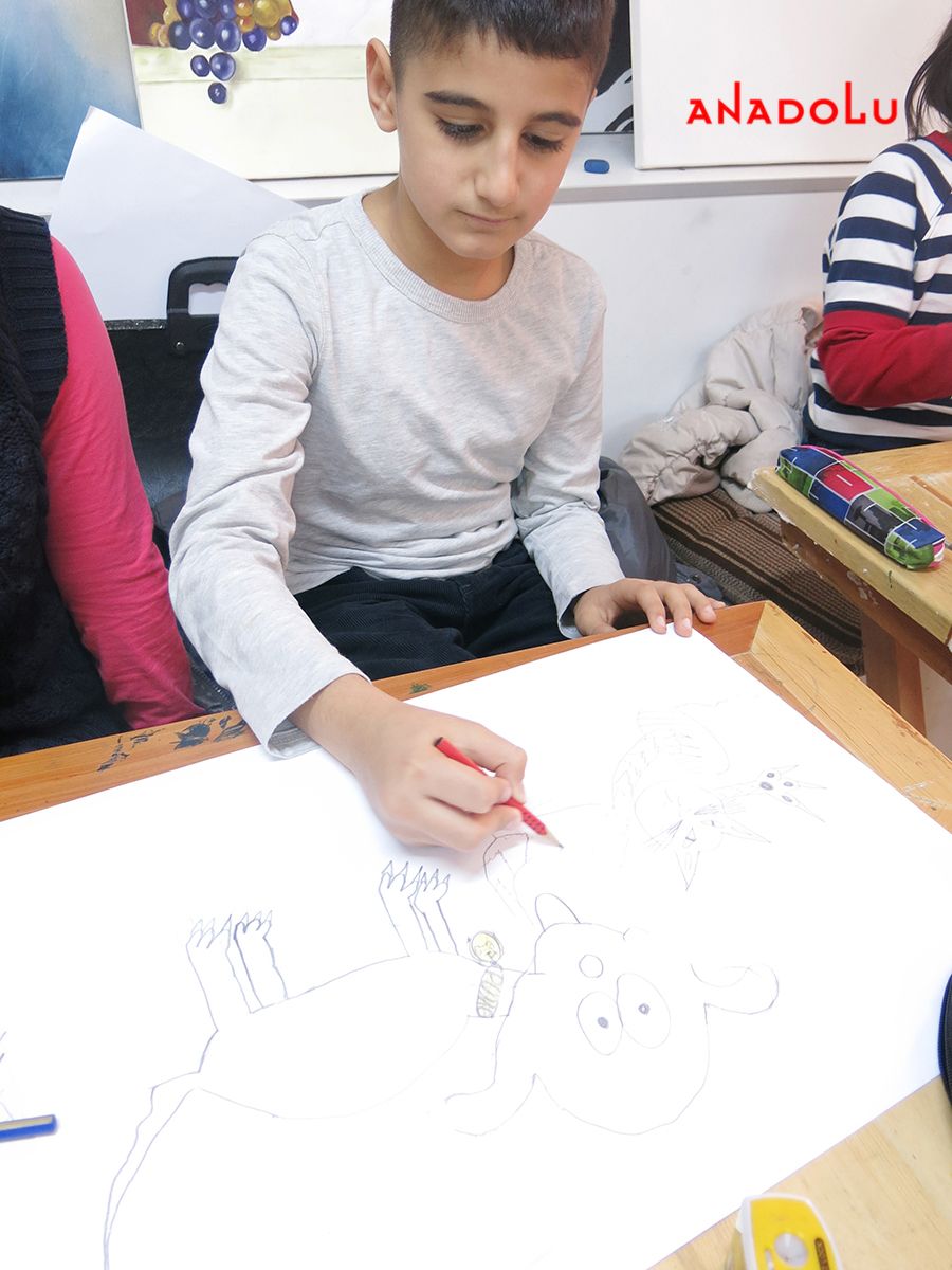 Çocuklar İçin Karakalem Eğitimleri Çukurovada