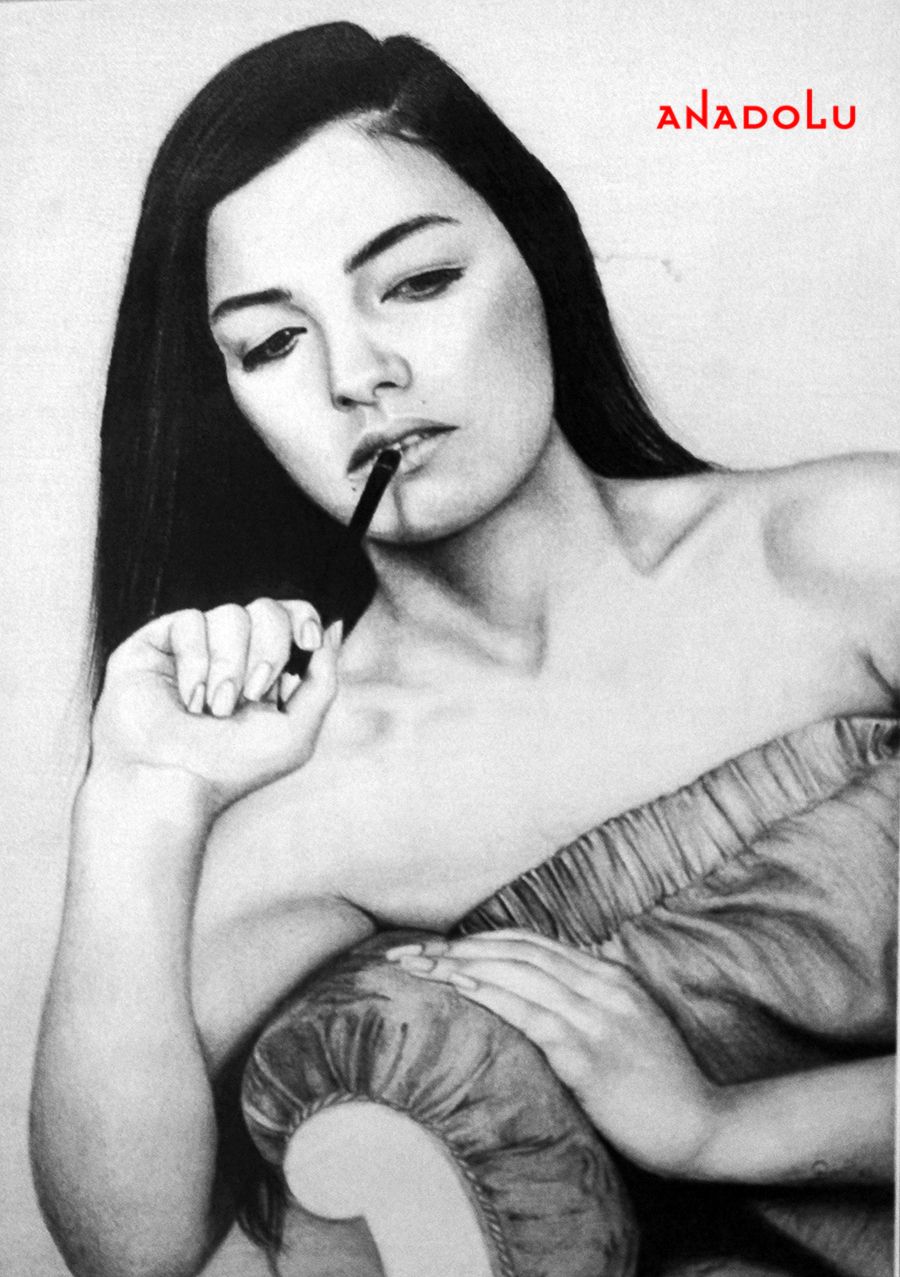 Trabzon Güzel Sanatlar Fakülteleri İçin Karakalem Çizimler