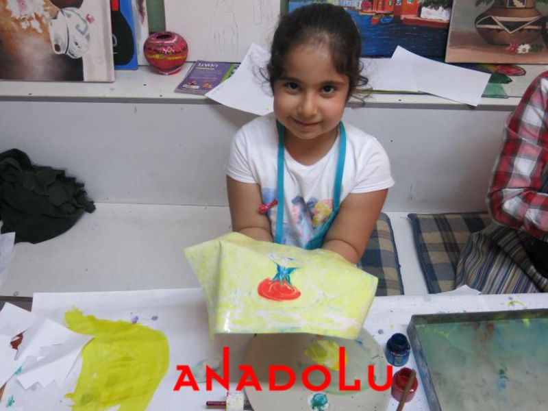 Çocuklar İçin Ebru Eğitimleri Çukurovada