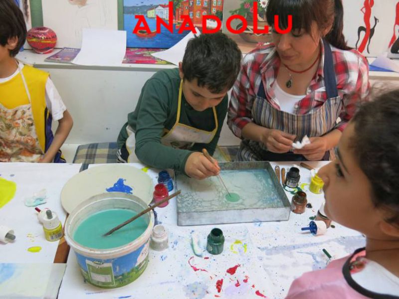 Anadolu Resim Atölyesinde Çocuk Kursları Çukurovada