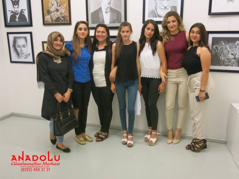 Güzel Sanatlar Hazırlık Kurs Sergisi Çukurovada