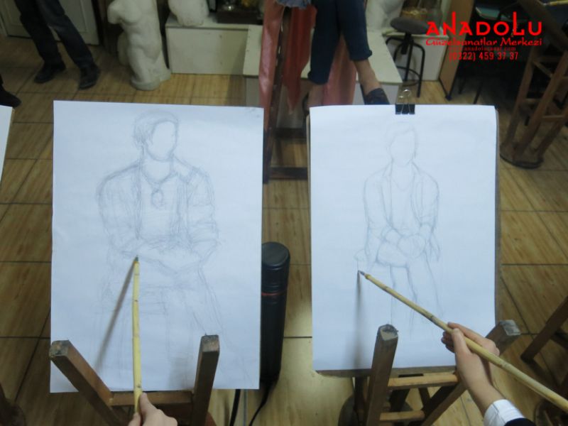 Güzel Sanatlar Fakülteleri İçin Desen Kursları Çukurovada