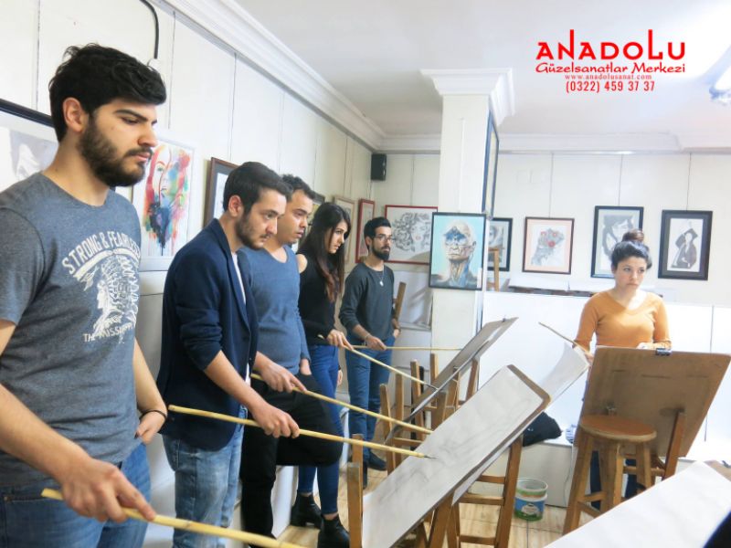 Güzel Sanatlar Fakülteleri İçin Karakalem Kursları Çukurovada