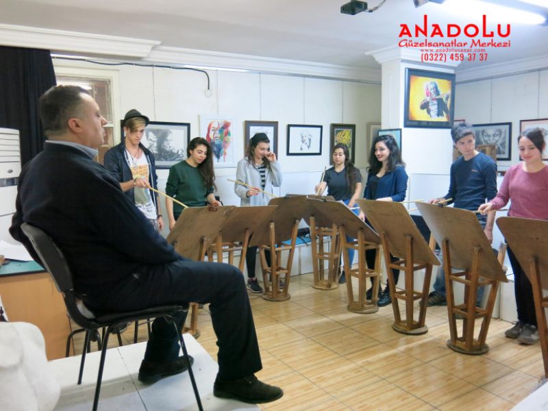 Güzel Sanatlar Fakülteleri İçin Yetenek Kursları Çukurovada
