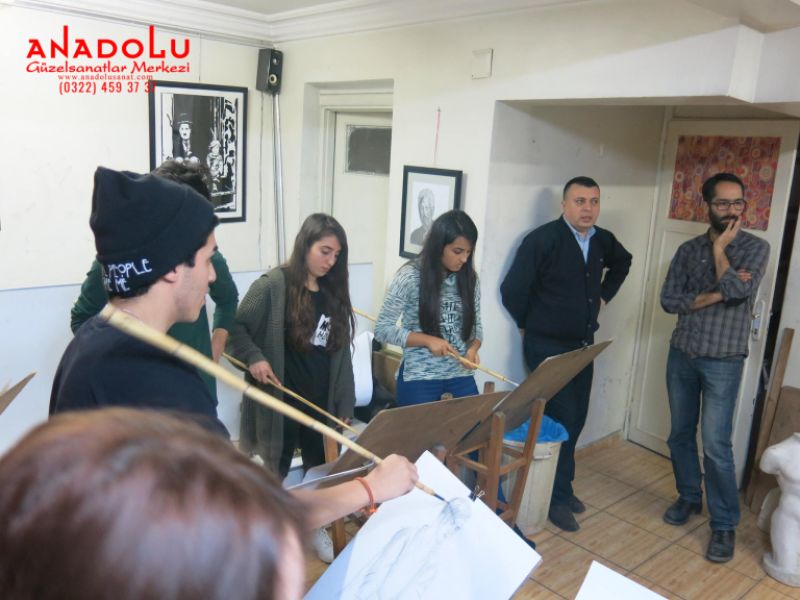 Güzel Sanatlar Fakülteleri İçin Çizim Kursları Çukurovada