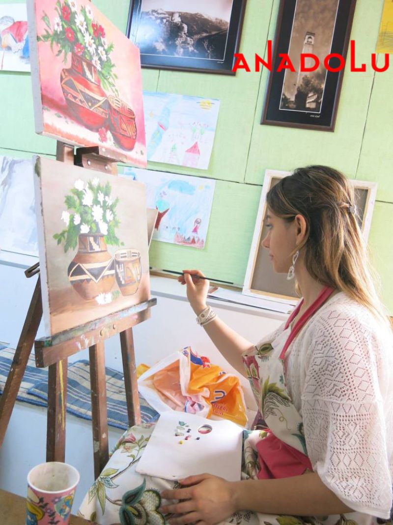 Yağlıboya Natürmort Çizimleri Çukurova