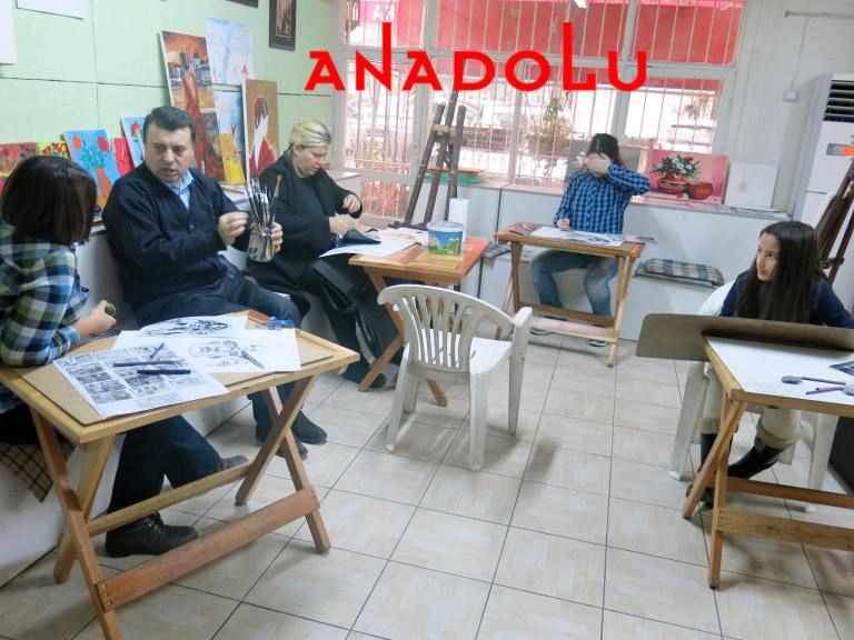 Teknik Dersler Karakalem Çalışmaları Çukurova