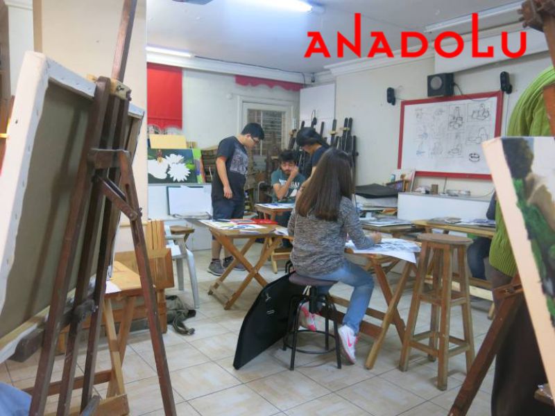 Kursiyerler Çizim Yaparken Çukurova