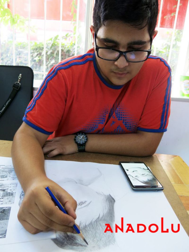 Karakalem Potre Çalışması Trabzon