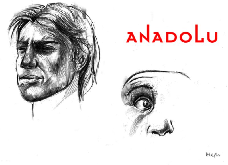 Karakalem İnsan Yüzü Çizimleri Çukurovada